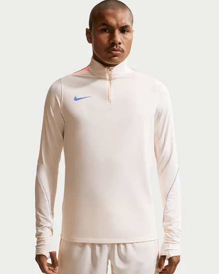 Мужская кофта Nike Strike, айвори, оранжевый, синий