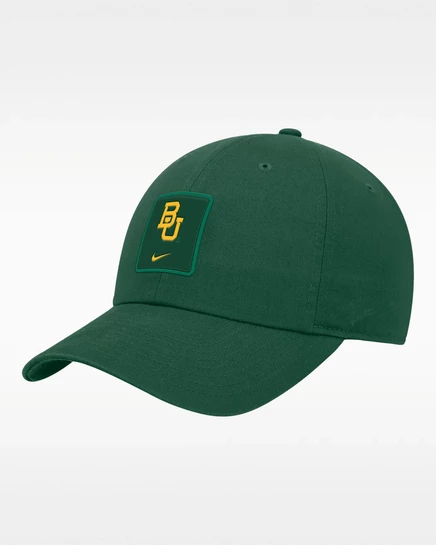 Кепка Nike On-Field Club Baylor Bears, зеленая