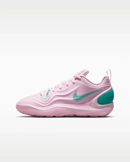 Детские баскетбольные кроссовки Nike A'Two, розово-мятные