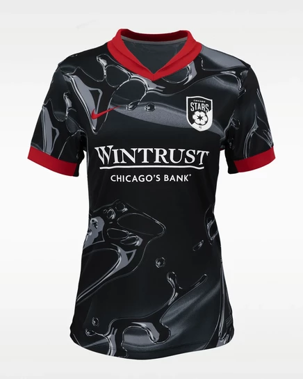 Женская стадионная футболка Nike Chicago Stars, черная