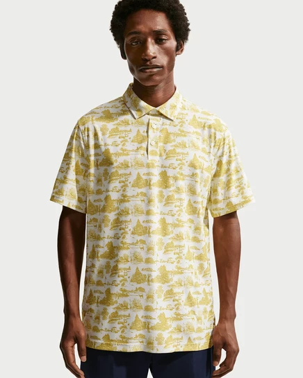 Мужская поло Nike Tailored Performance Dri-FIT, шафрановая