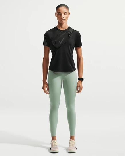 Женские леггинсы Nike Swift 7/8 с карманами, steam