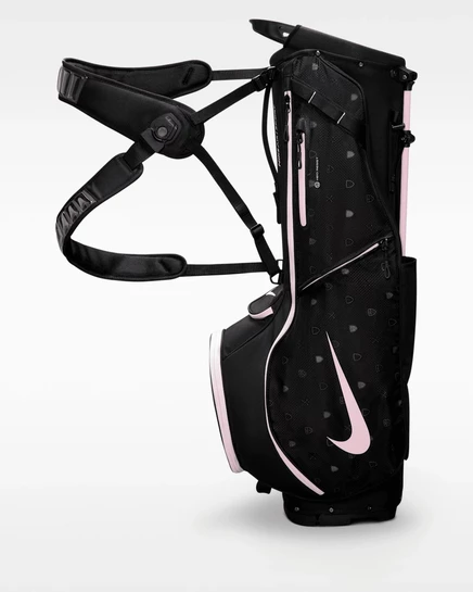 Сумка для гольфа Nike Air Sport 2, черно-бело-розовая