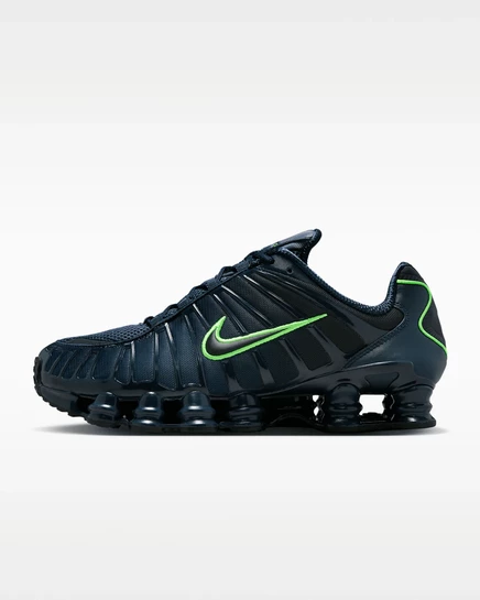 Мужские кроссовки Nike Shox TL SE, темно-синий/зеленый/черный