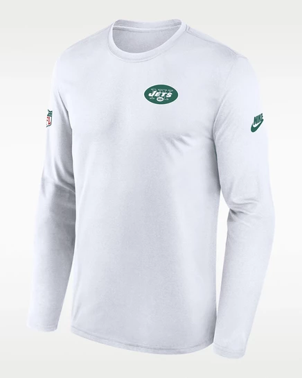 Мужской лонгслив Nike New York Jets Alt Legend, белый
