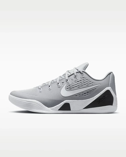 Детские баскетбольные кроссовки Nike Kobe IX, серо-белые