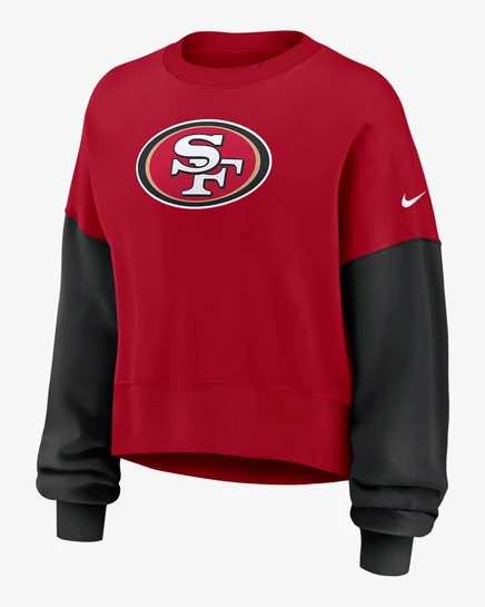 Женская толстовка-пуловер Nike San Francisco 49ers, красная