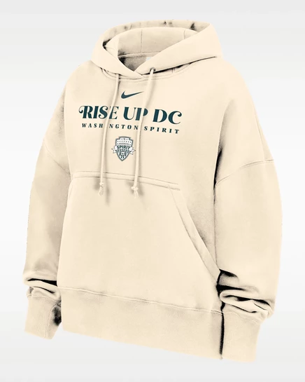 Женское худи Nike Washington Spirit Phoenix Fleece, натуральное