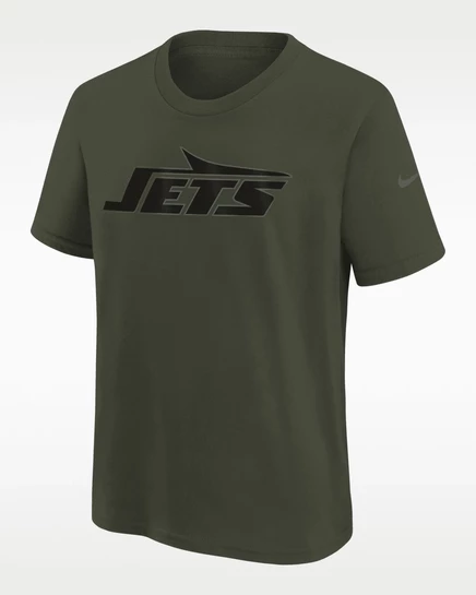Детская футболка Nike New York Jets Rivalry, зеленая
