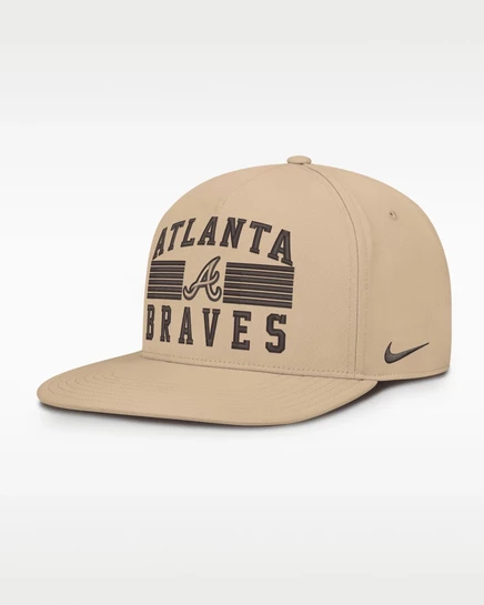 Мужская кепка Nike AeroBill Atlanta Braves, хаки