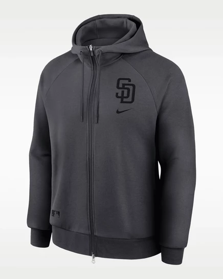 Мужское худи Nike San Diego Padres Dri-FIT, антрацитовое