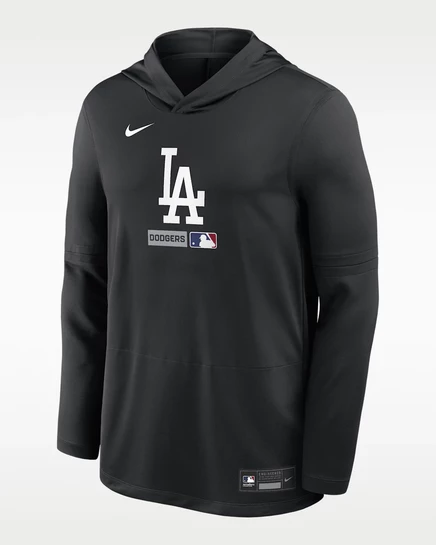 Мужская худи Nike Los Angeles Dodgers, черная
