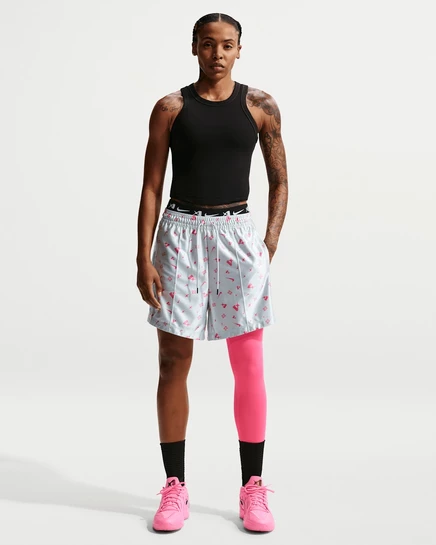 Женские баскетбольные шорты Nike A'ja Wilson, розовые
