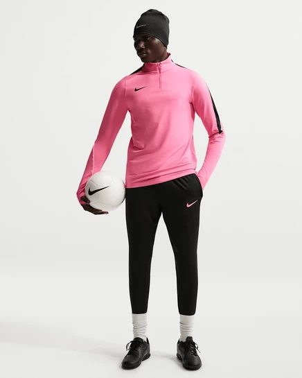 Мужские футбольные штаны Nike Strike Dri-FIT, черные/розовые