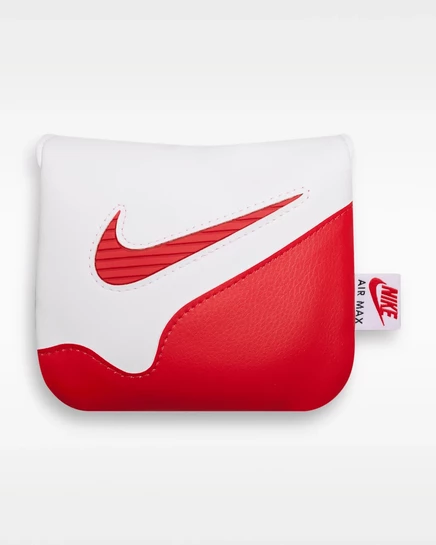 Чехол для паттера Nike Icon Mallet, платиновый/белый/бордовый