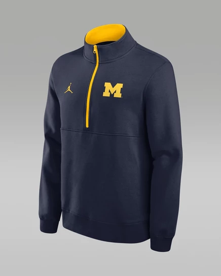 Мужской свитшот Jordan Primetime Michigan, синий/желтый