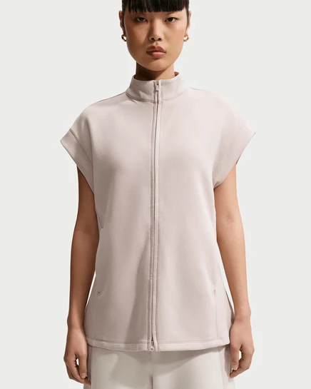 Женская туника Nike 24.7 Dri-FIT, кремовая/серая