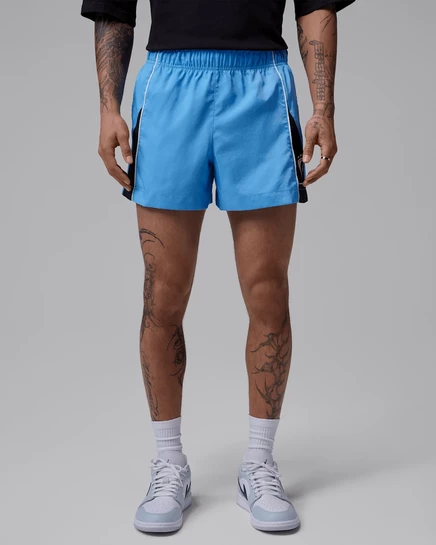 Мужские шорты Jordan Brooklyn 4″ Shortie, синие/черные/белые