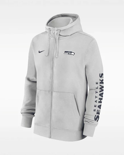 Мужское худи Nike Seattle Seahawks Club NFL, серое