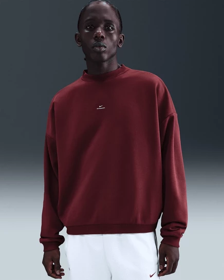 Мужской свитшот Nike Standard Issue Therma-FIT, темно-красный