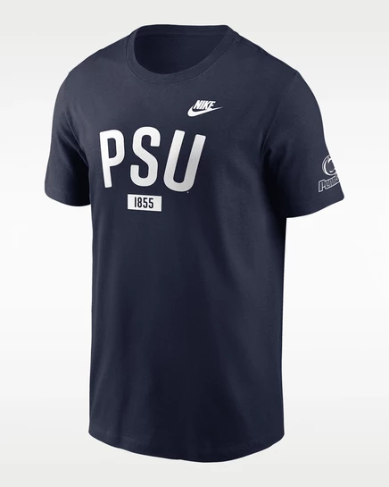 Мужская футболка Nike Penn State Legacy Arch, темно-синяя