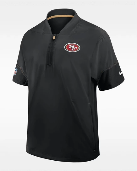 Мужская куртка Nike San Francisco 49ers, черно-золотая