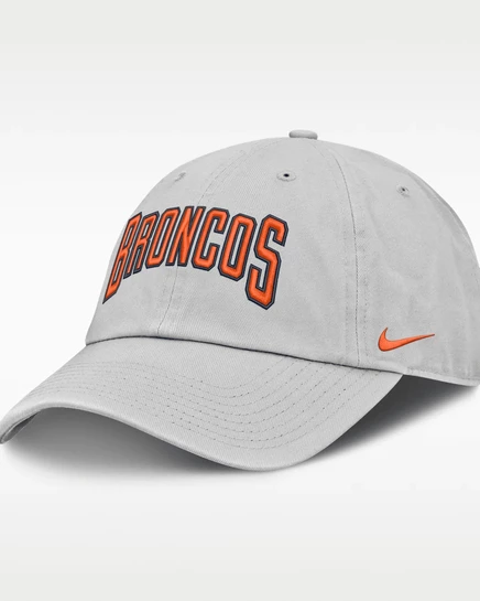 Мужская кепка Nike Denver Broncos Primetime Club, серая