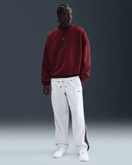 Мужские штаны Nike LeBron Therma-FIT, айвори/тёмно-красные