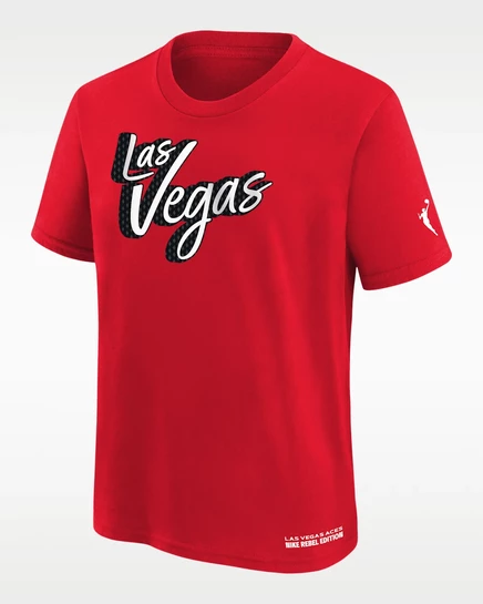 Детская футболка Nike Las Vegas Aces, красная