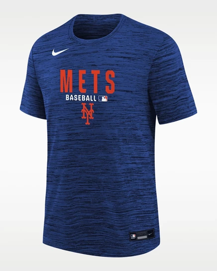 Мальчиковая футболка Nike Velocity Dri-FIT New York Mets, синяя