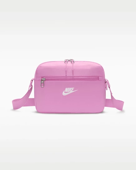 Сумка Nike Heritage 4 л, светло-магентовая/белая