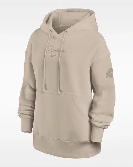 Женское худи Nike Ohio State Phoenix, бежевое