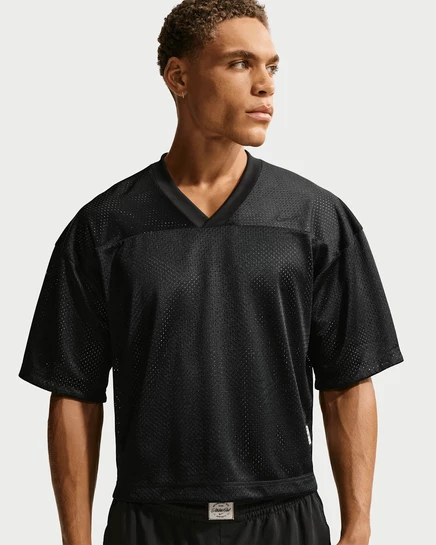 Мужская реверсивная футболка Nike N.A.C. Dri-FIT, черная/дымчато-серая
