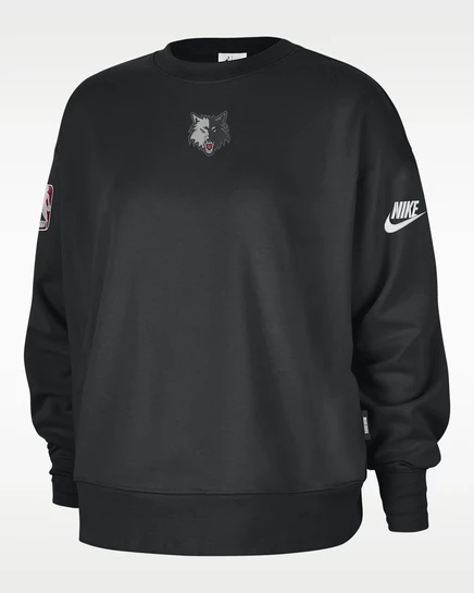 Женский свитшот Nike Hardwood Classics Phoenix Fleece, черный