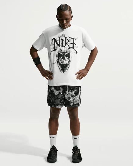 Мужские баскетбольные шорты Nike 5″, серые