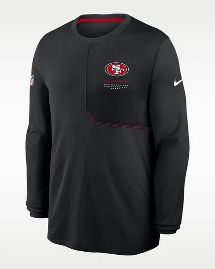 Мужской лонгслив Nike NFL 49ers Dri-FIT, черный