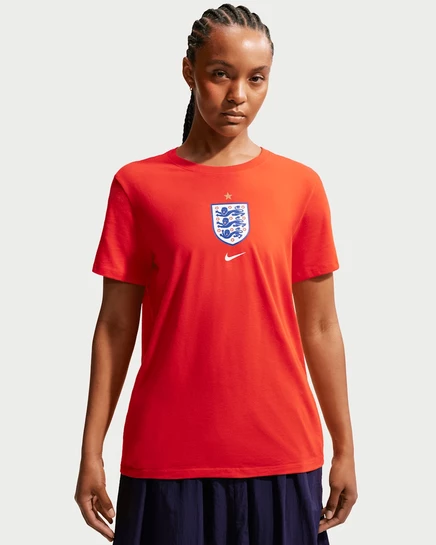 Женская футбольная футболка Nike England, красная