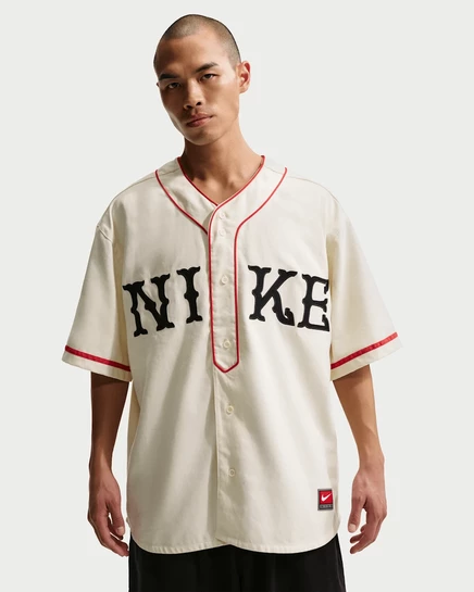 Мужская футболка Nike Life Vintage Sport, молочный/красный/черный