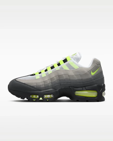 Женские кроссовки Nike Air Max 95, черные/неоновые