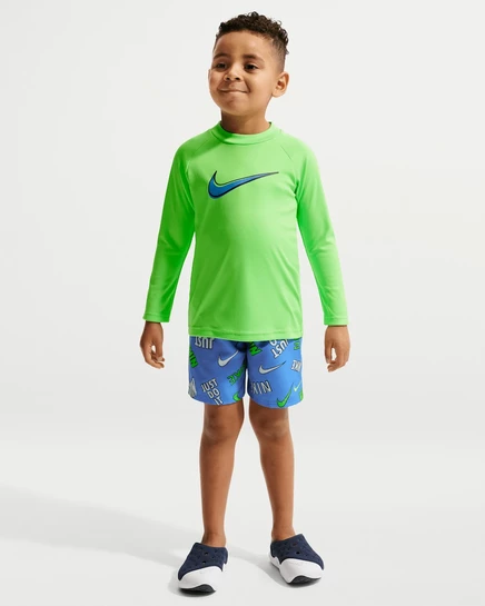 Детский комплект для плавания Nike, голубой/синий/зелёный