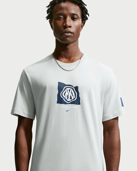 Мужская футболка Nike Inter Milan, серо-дымчатая