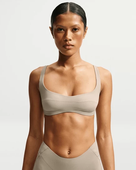 Женский топ NikeSKIMS Studio Stretch, льняной