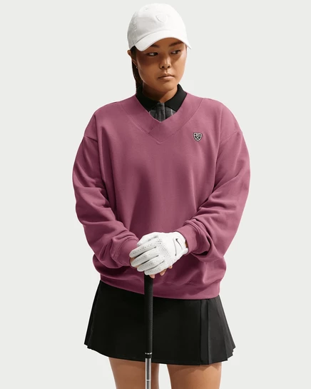 Женский свитшот Nike Fairway Fresh, розовый/белый