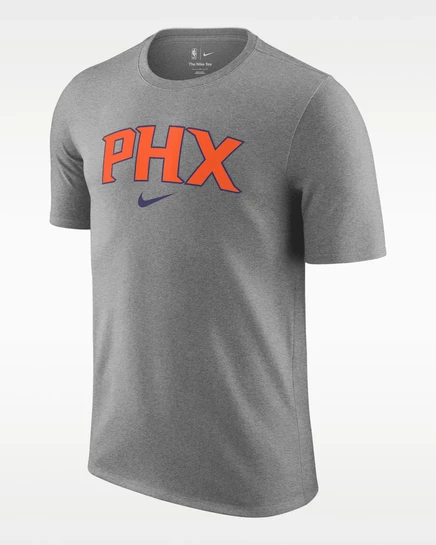 Мужская футболка Nike Phoenix Suns City, темно-серый меланж