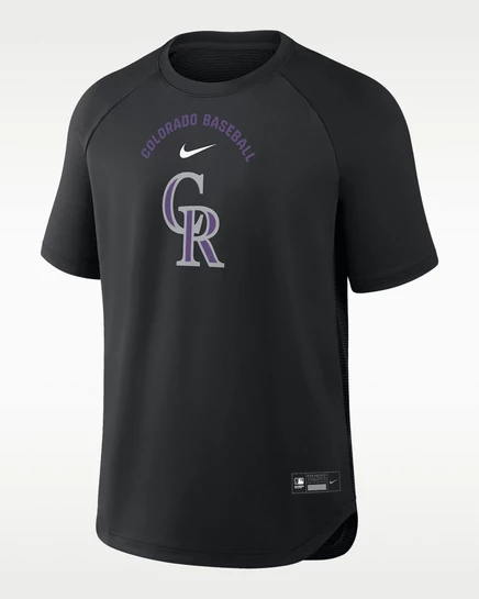 Мужская футболка Nike Colorado Rockies, черная