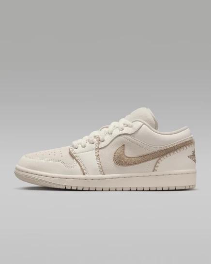 Женские кроссовки Jordan Air Jordan 1 Low SE, светло‑орех/конопля/молочный
