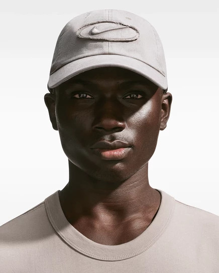 Унисекс кепка Nike Club Unstructured Denim Patch, серый
