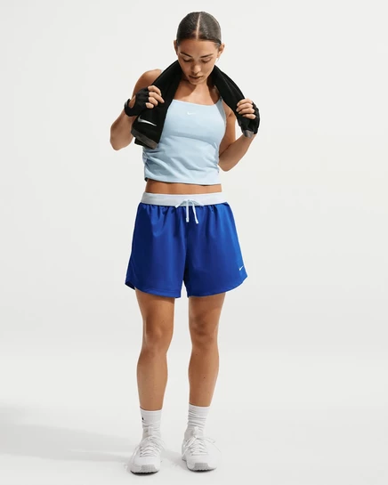 Женские шорты Nike Attack Dri-FIT, 10 см, синие