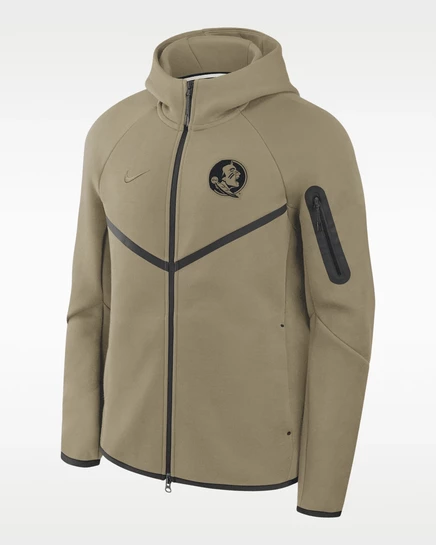 Мужская куртка Nike Tech Fleece Windrunner, оливковая