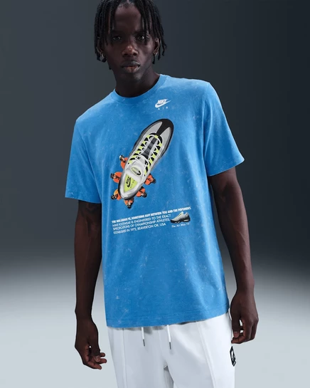 Унисекс футболка Nike Sportswear Air Max 95, светло-голубая